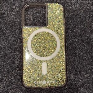 Case-Mate Gold Sparkle iPhone Case MagSafe Ready